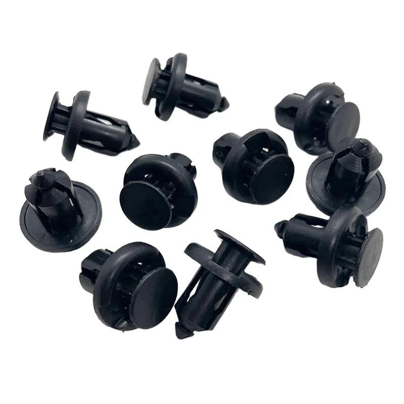 Car Bumper Retainer Clips 10mm Plastic Door Panel Clip Fastener Rivet Screws Fasteners for Honda Accord Civic Acura TSX