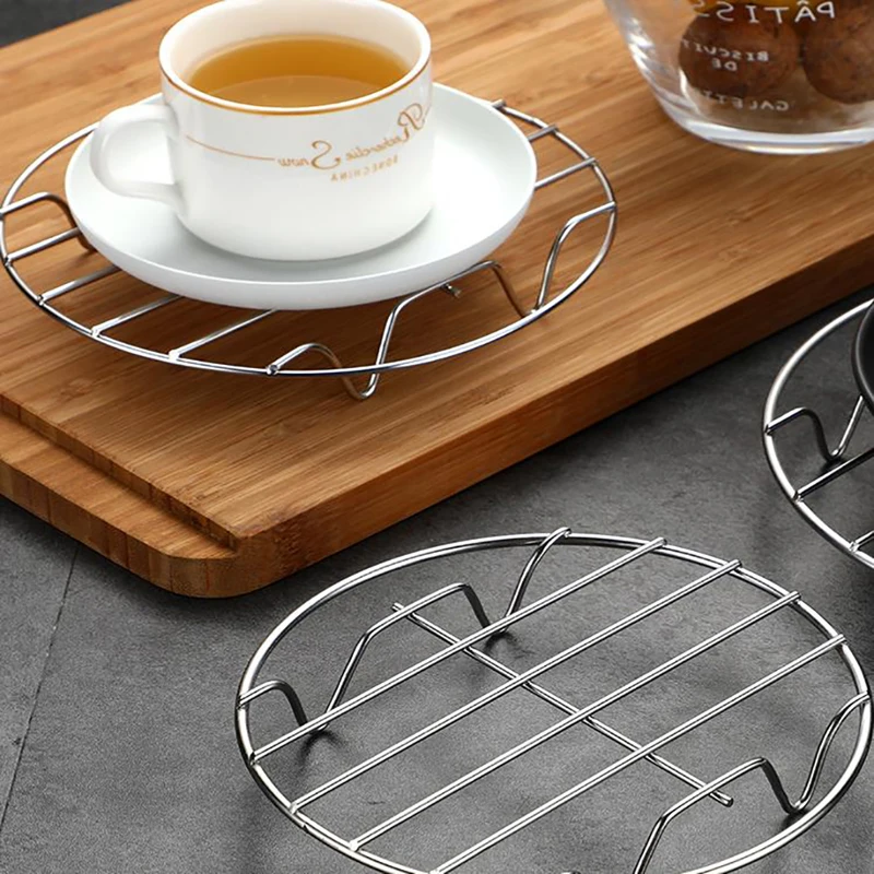 Air Fryer Accessories Stainless Steel Cooking Steaming Racks For Steaming Vegetables And Rice Racks For Kitchen Tools