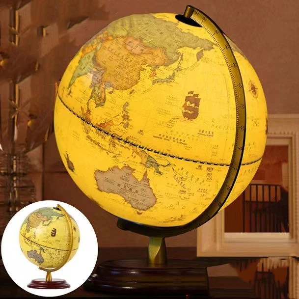 

2024 New High Definition Antique Moonlight Globe Large Size Home Living Room Study Decoration Night Light Table Lamps