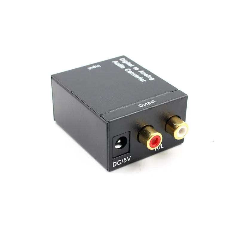 Coaxial/digital Fiber To Analog Audio Converter  Decoder Digital Audio Converter 1080P Resolution for Audio Line