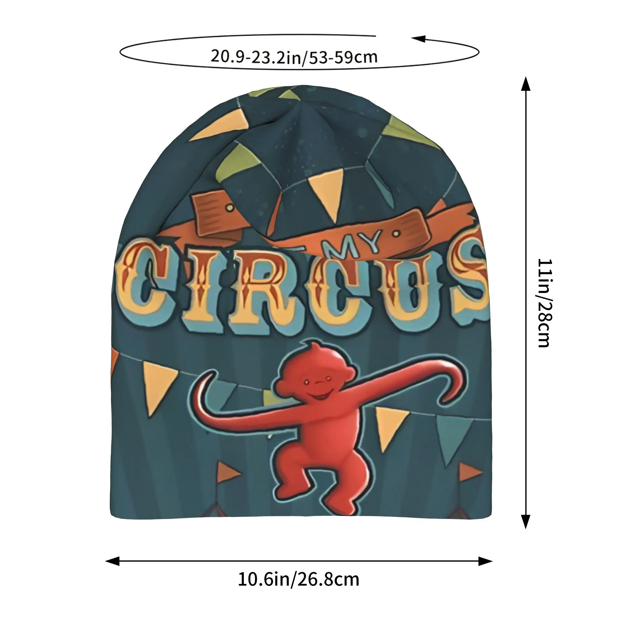 Gorros Circus Theme  Summer Hats Not My Monkeys Thin Hat Bonnet Special Skullies Beanies Caps Men Women's Earmuffs