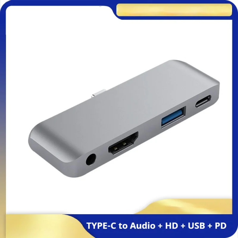 

4-in-1 USB-C Hub, Type-C to HDMI 4K Docking Station for Laptop & Tablet