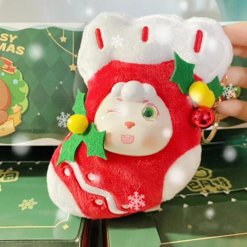 Boneka Aksi Seri Natal Fantasi Bestie Lamb Plush Blind Box, Boneka Kartun Kotak Misteri, Koleksi Model, Hadiah Kejutan, Mainan