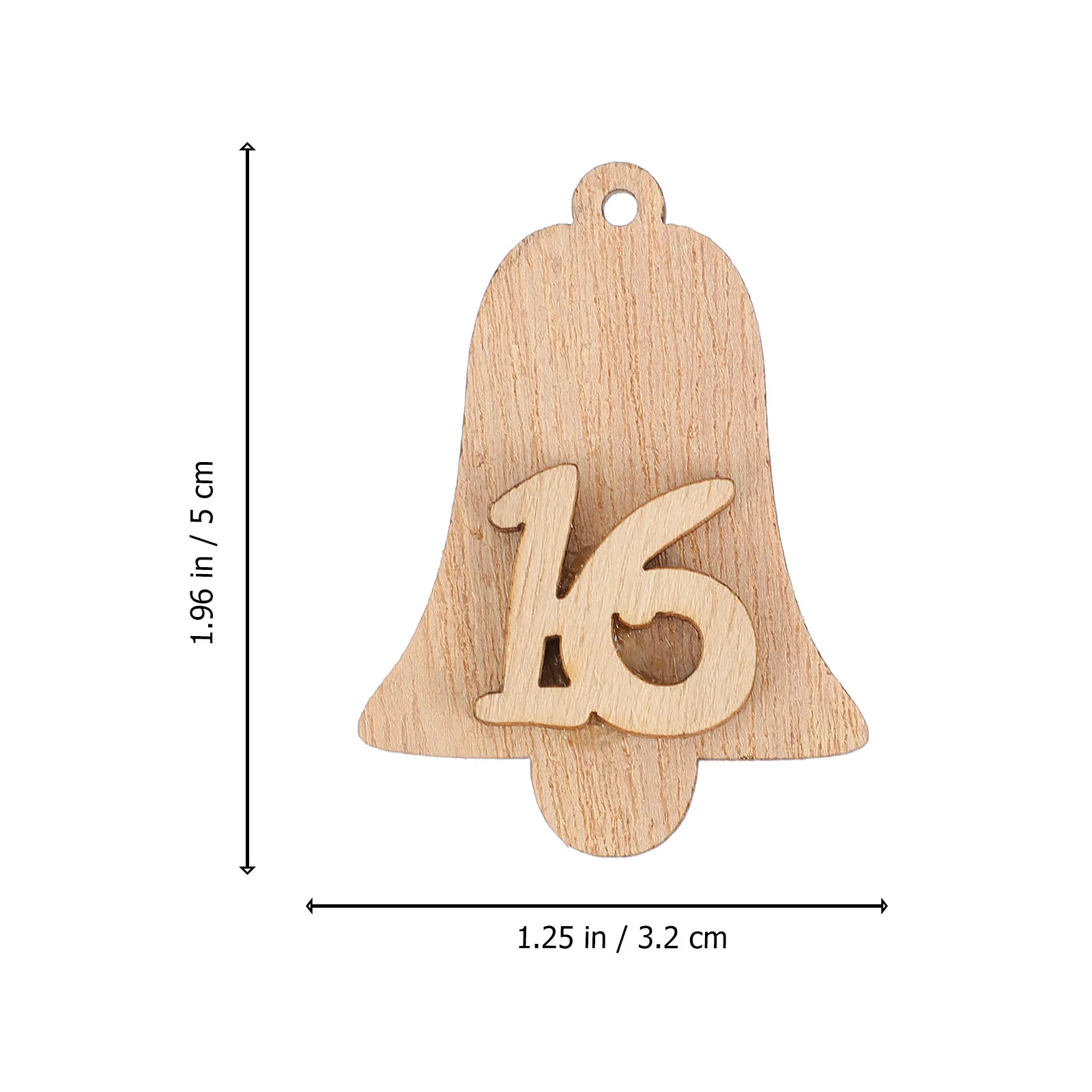 

1Set Christmas Hanging Number Sign Wooden Carving Pendant for Tree Home Garden DIY Decoration Photo Props Christmas Wooden Sign