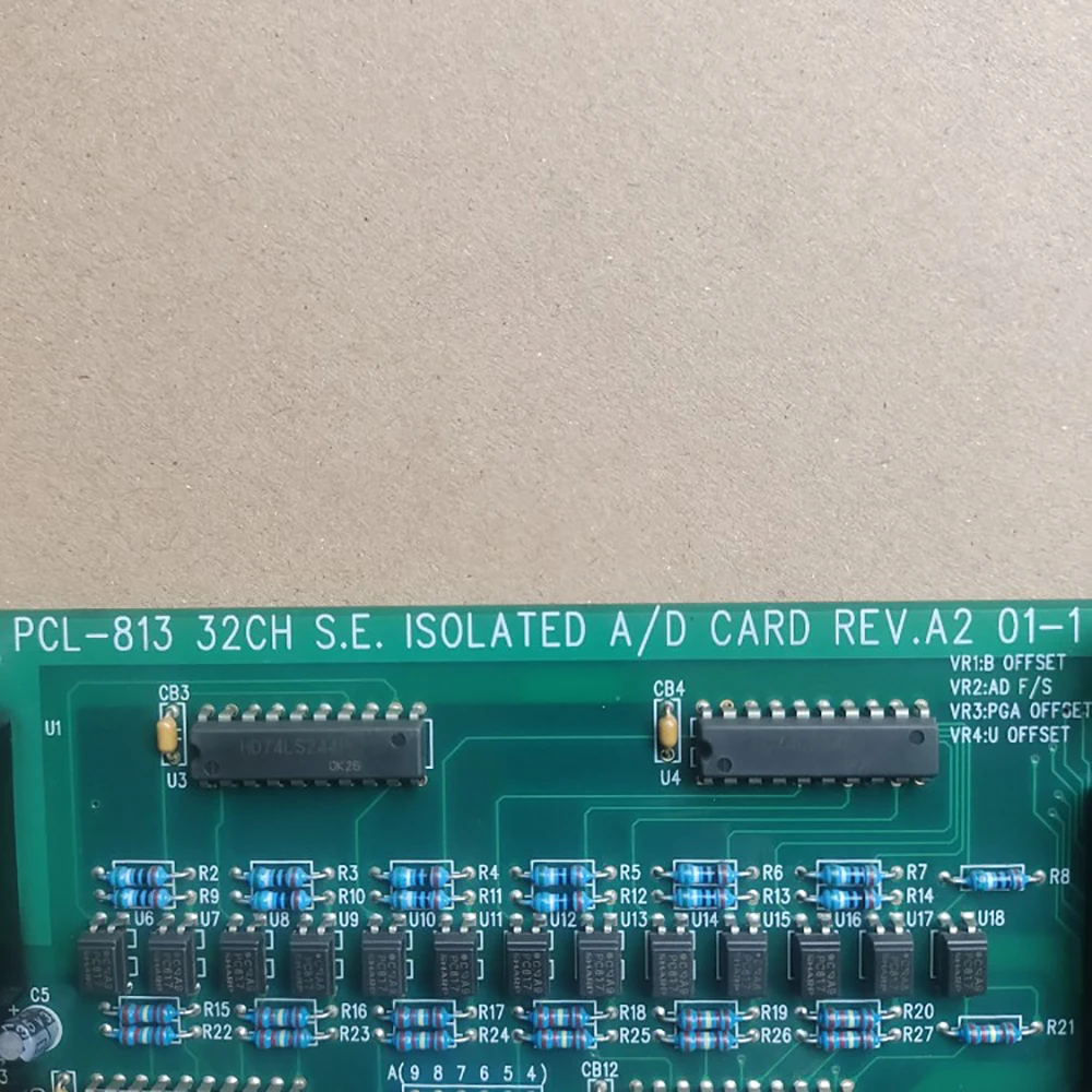 PCL-813 REV.A2 Data Capture Card 32-Channel Single Ended Isolated AD Card Converter For Advantech