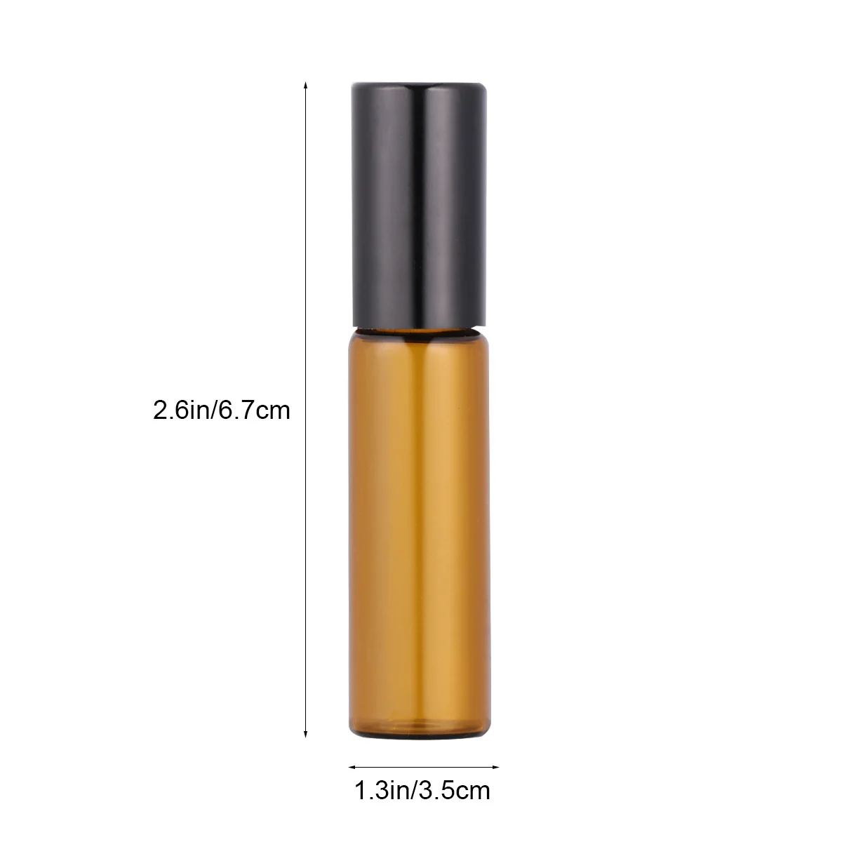 

10 Pcs Roller Ball Bottles Essential Oils Glass Refillable Rolling-Ball Container Subpackaging