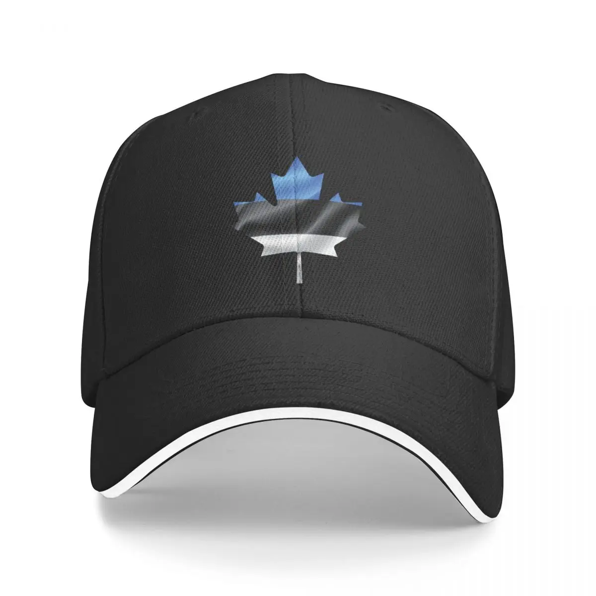 

Estonian Canadian Pride Flag Baseball Cap Fashion Beach Anime Caps For Men Women's