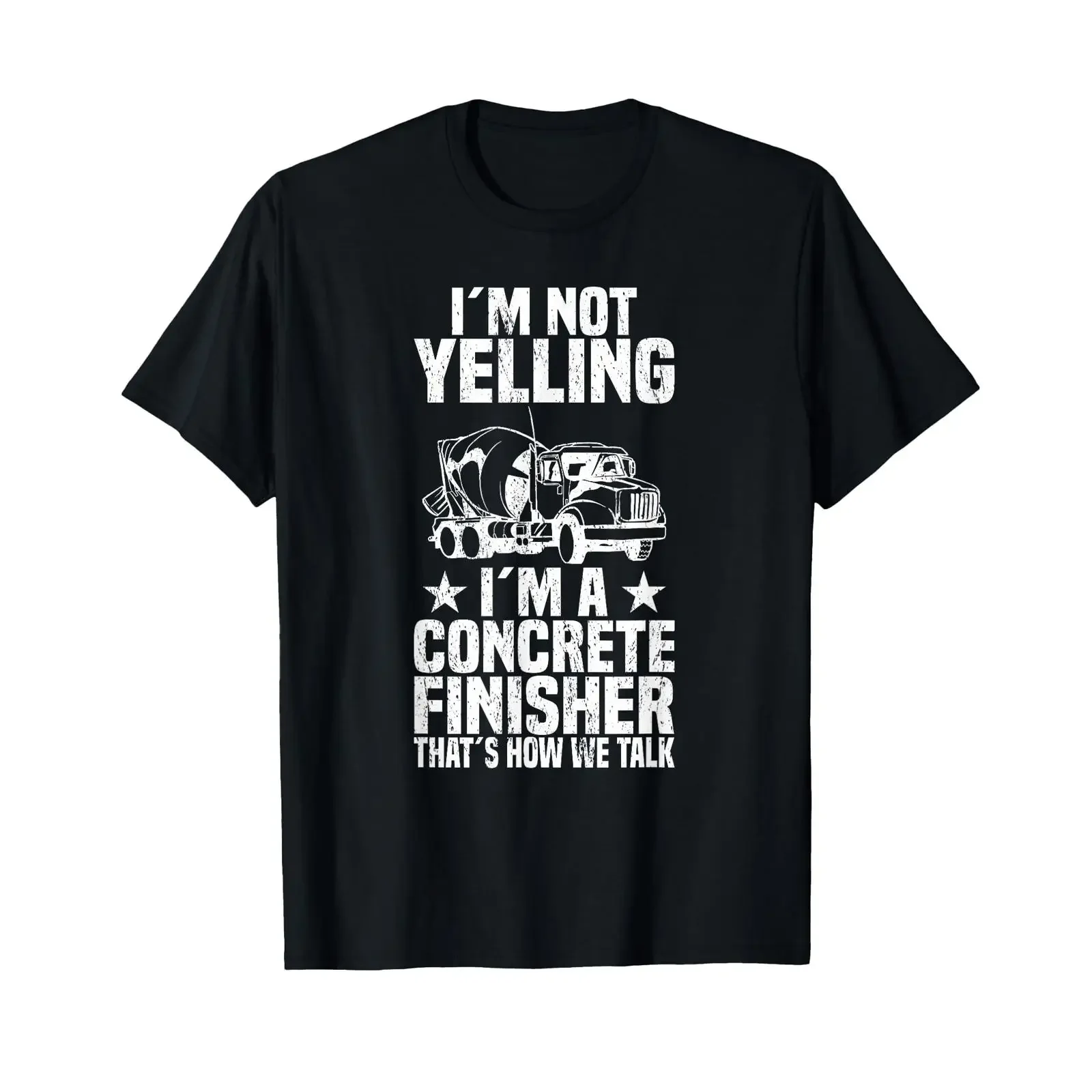 Concrete Builder Paver Construction Worker Cement T Shirt vintage Washed Casual Stylish fashion designer clothes Versatile