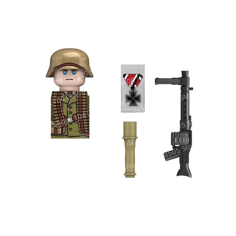 MOC militaire bouwstenen, mensen, infanterie van derden, stormtroopers, snippers, officieren, bewakers - afbeelding 1