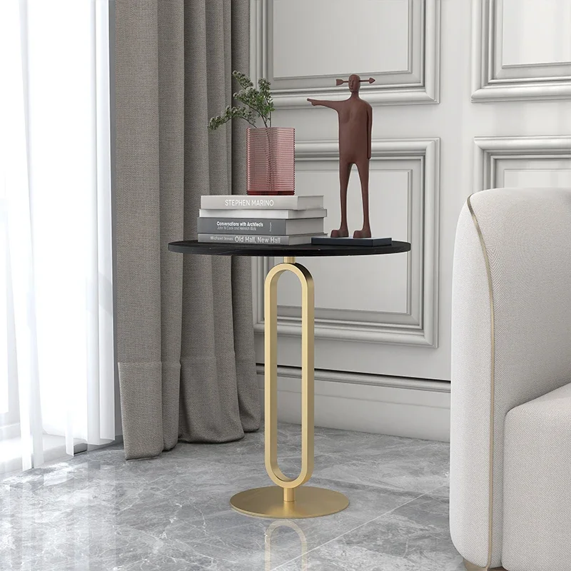 

Сланцевый верхний столик, роскошная тумбочка, круглый диван-компаньон, минималистичный угловой каменный акцент для спальни