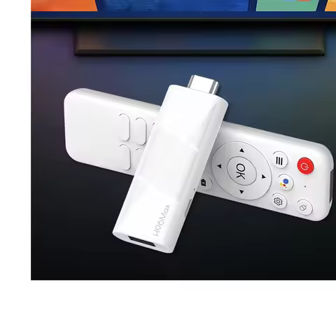 New Voice Remote Mini TV Stick Quad Core H96 MAX RK3518 TV Stick Wifi6 Bluetooth 5.4 4K HD Android 14 Smart TV Box Media Player