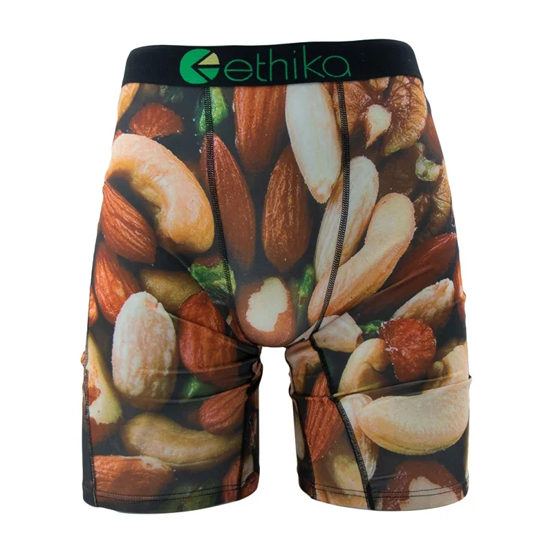 Seamless Sexy Men Underwear Boxers Cueca Men Panty Lingerie Men Underpants Boxershorts Plus Size 3XL Printed Man Boxers Briefs