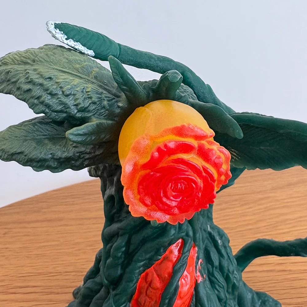 14CM Anime Biollante PVC figura de acción flor forma de bestia Godzilla hoja podrida monstruo niño juguete móvil conjunto
