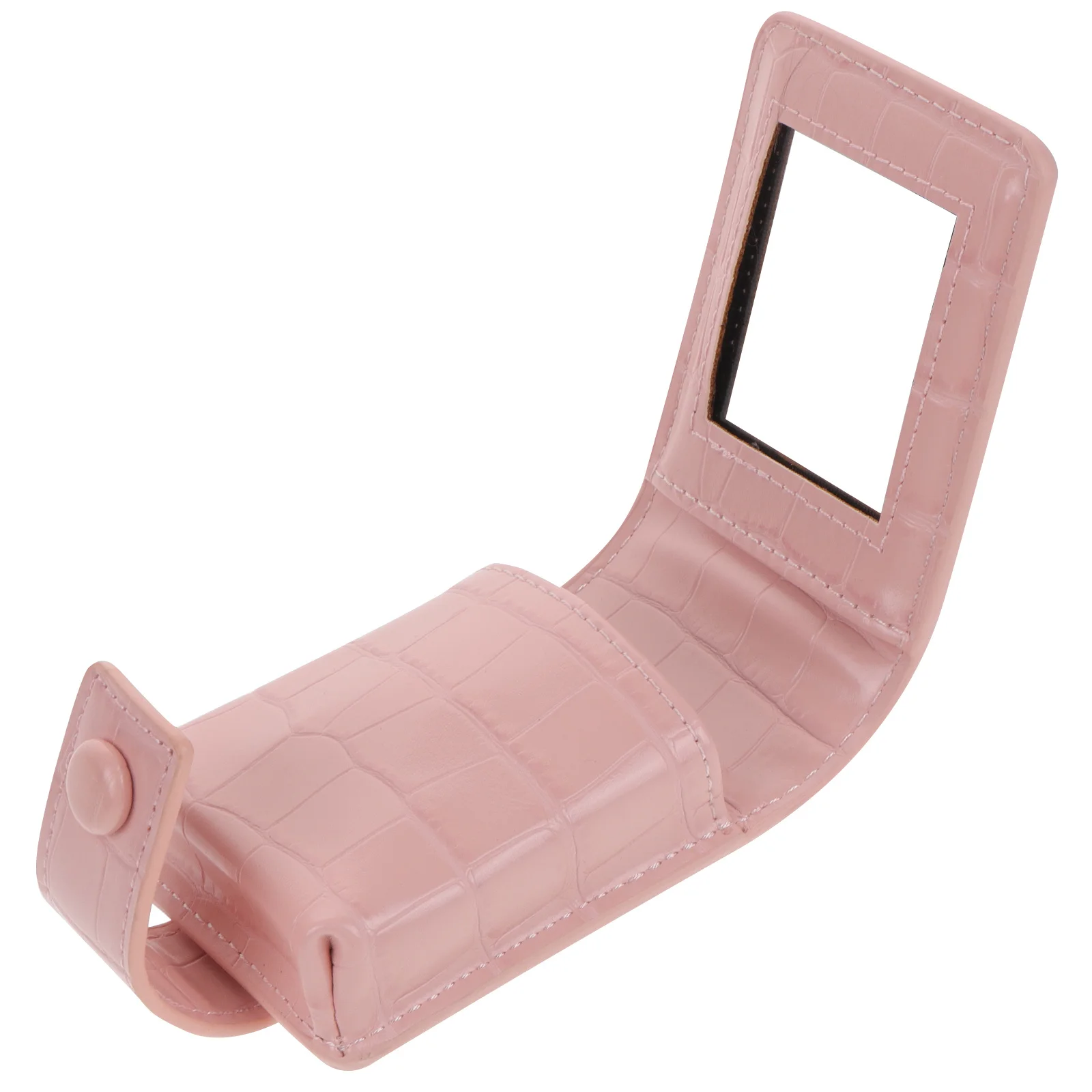 Lipstick Case Pouch with Mirror Compact Durable Makeup Organizer Portable Small Bag for Purse Party Gift