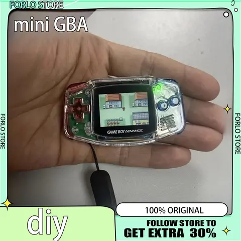 Super Mini GBA Handheld Game Console Small and Light, A Mini Color Screen Handheld Game Console That Can Fit in Your Pocket