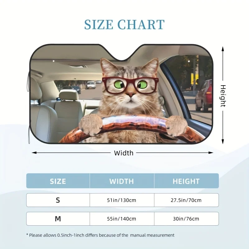 Visiera parasole per parabrezza per auto con stampa cane, visiera parasole per finestra anteriore con ciglia viola, visiera parasole pieghevole per auto, berlina, camion, SUV (C