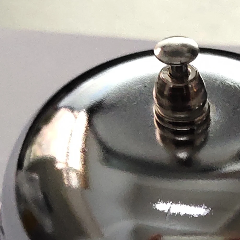 

3Pcs Classic Desk Bell Stainless Steel Call Bell for Restaurant Reception Service Counter Easy Press Button Reliable Use