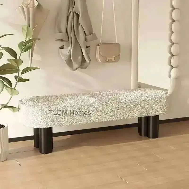 Bedroom Bedside Luxury Entrance Shoe Change Stools Designer Living Room Decoration Sofa Bench Cloakroom Household Stool j