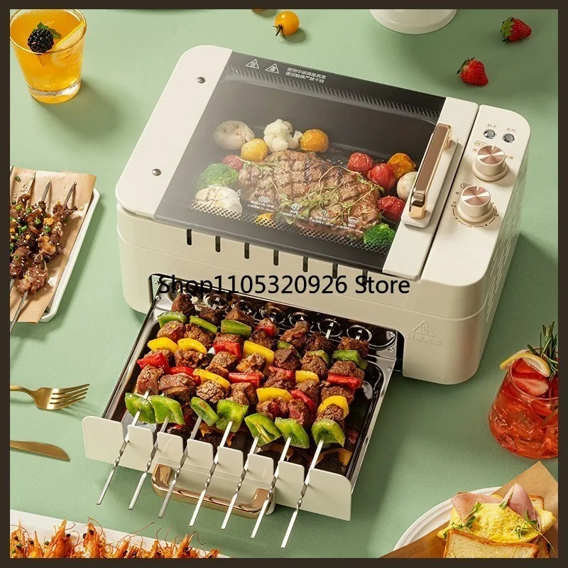 Skewers electric baking trays household multi-functional split-type electric ovens skewers barbecue bshabu-roast integrated