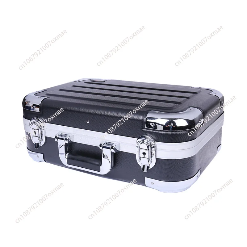 ABS shell aluminum alloy corner wrapping toolbox, maintenance equipment storage box