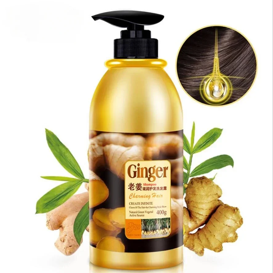 

Ginger Shampoo Hair Regrowth Dense Fast Thicker Shampoo Hair Care 400ml