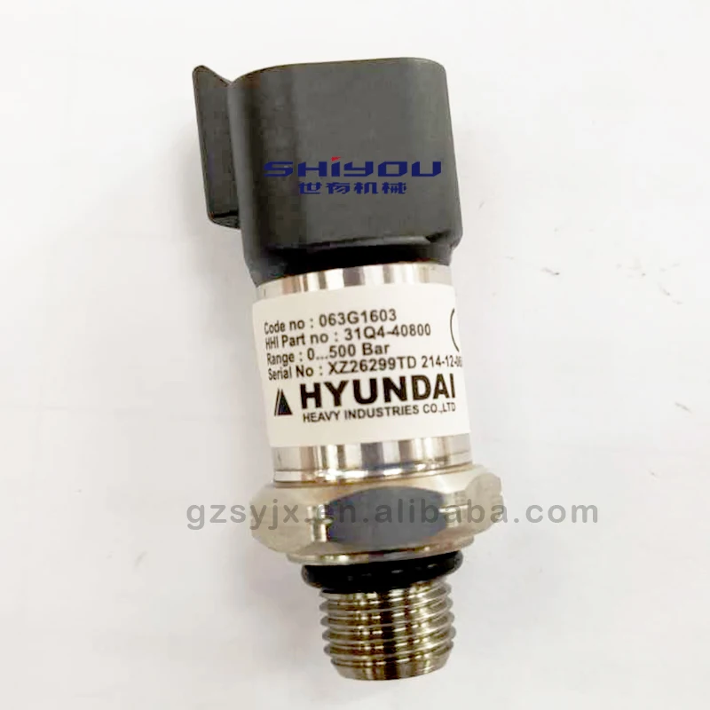 Oil Pressure Switch R140W-9 R160LC-9 R170W-9 31Q4-40800 High 500bar/Low 50bar Pressure Sensor