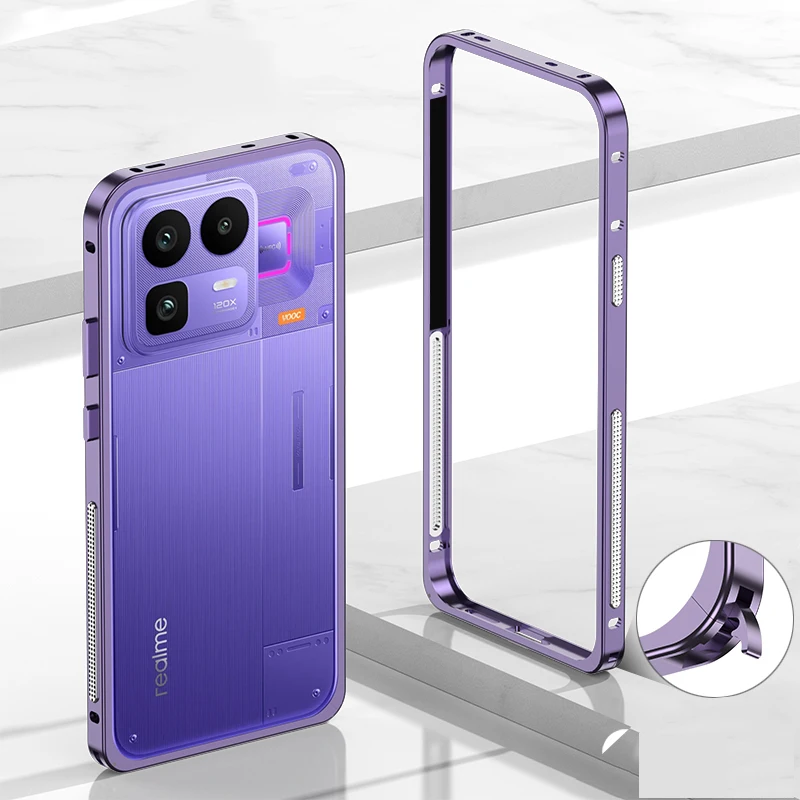 

Aviation Aluminum Alloy Frame Bumper Case For Realme Neo 8 Neo8 Metal Lens Heat Dissipation Shockproof Cover For Realme Neo8