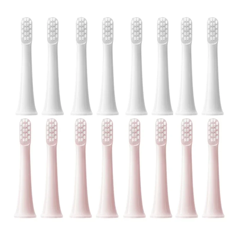 Cabezales de repuesto para cepillo de dientes eléctrico sónico XIAOMI MIJIA T100, cerdas suaves DuPont, boquillas adecuadas, 8 Uds.