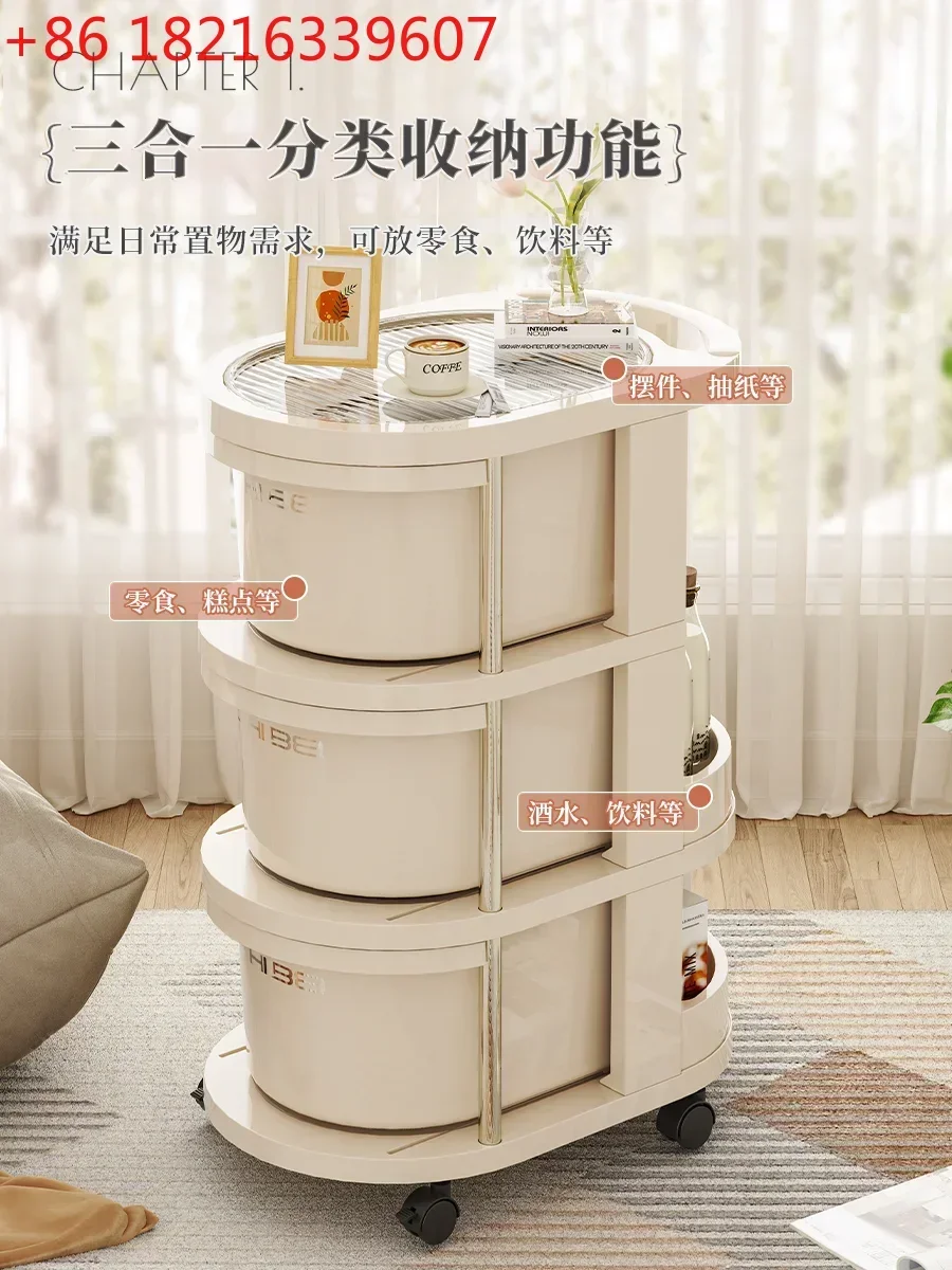 Mobile side several multi-layer drawers toy storage dormitory storage cabinets
