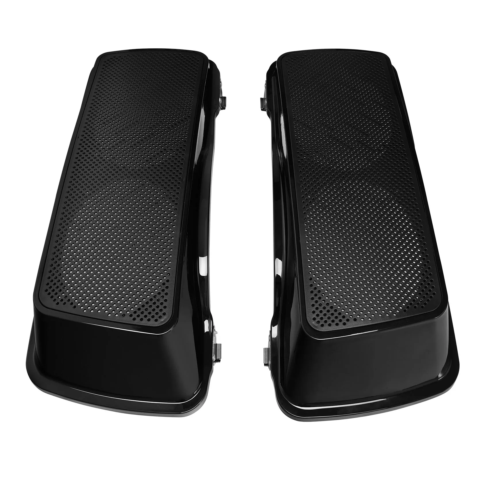 Motocykl 6 "x 9" Saddlebag z dwoma pokrywami głośników z grillem dla Harley Touring Road King przemieszczanie się po ulicy 1993-2013 2010 2011 — zdjęcie 4
