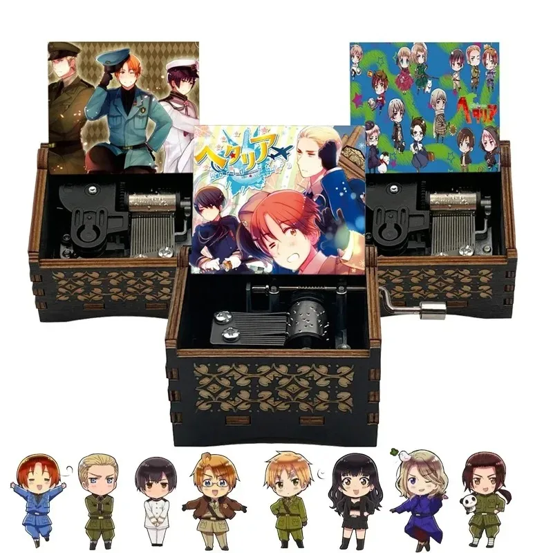 Anime Hetalia Axis Power Music Box Marukaite Chikyuu Melody Ending Song Hetalia World Stars Fans Special Gift Home Beauty Decor