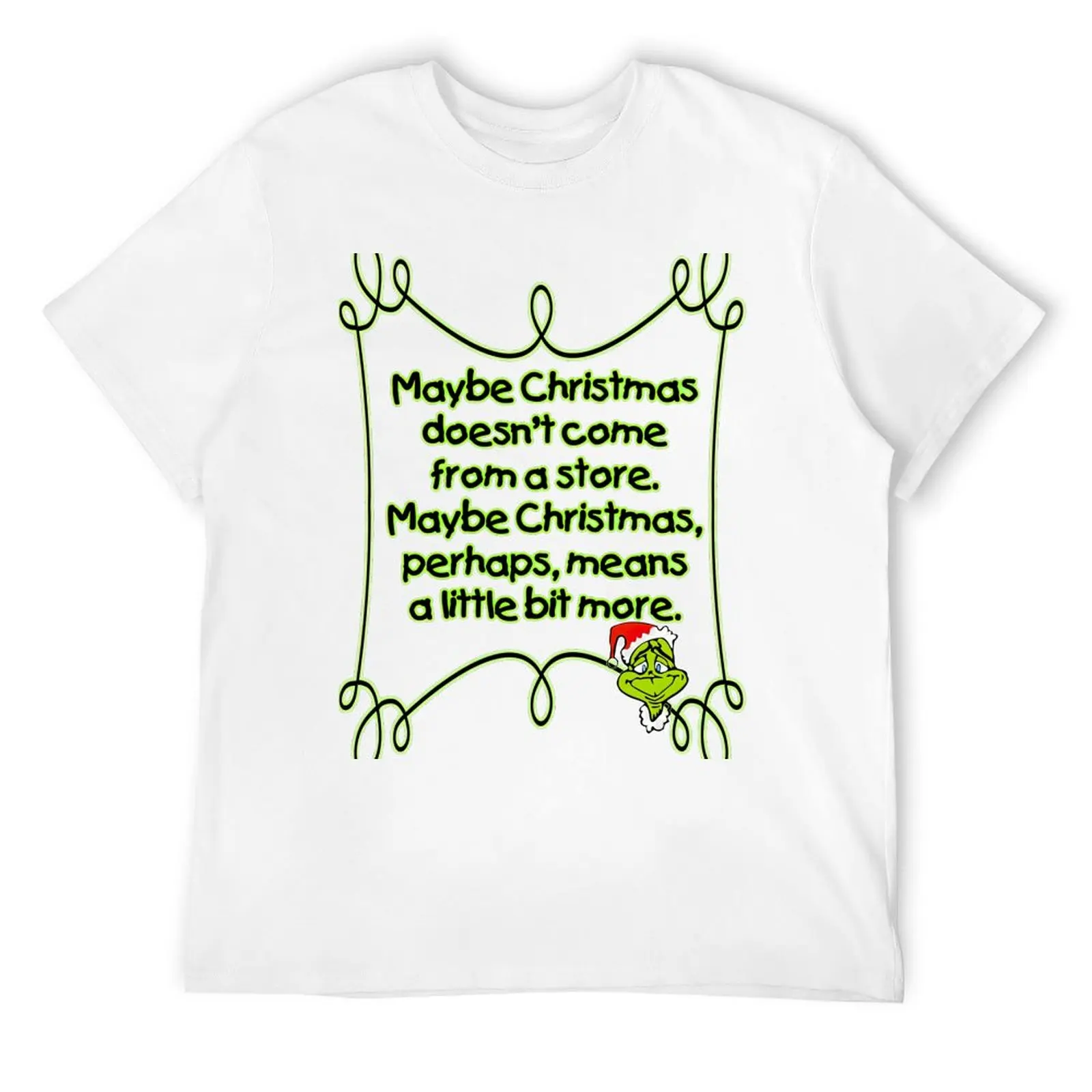 

Maybe Christmas T-Shirt blue lock graphic shirts designer t shirt men