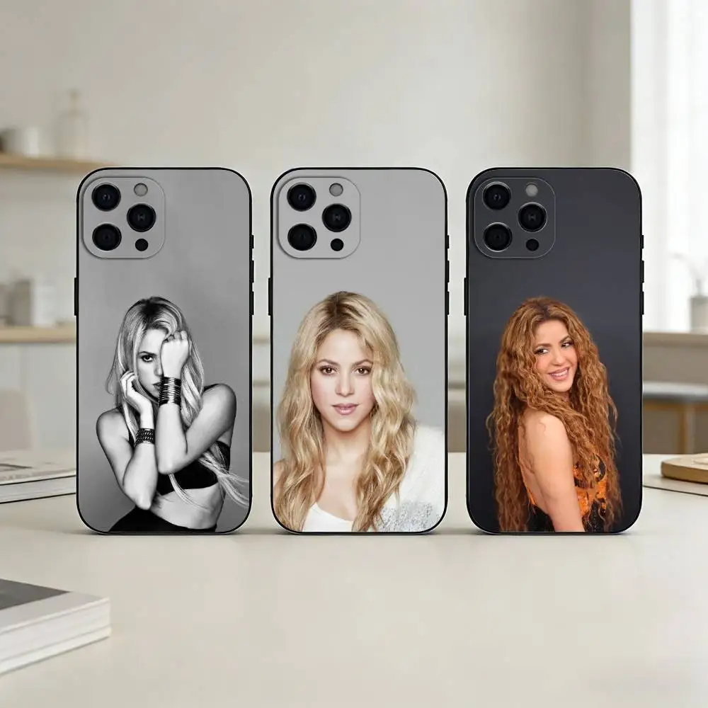 

Singer S-Shakira Phone Case Silicone black Soft For IPhone 17,16,15,14,13,12,11,SE,Plus Pro Max