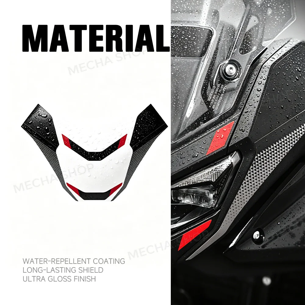 For XL750 Transalp 2025 Front Sticker 3D Resin Sticker Protection Kit Motorcycle Accessories 6