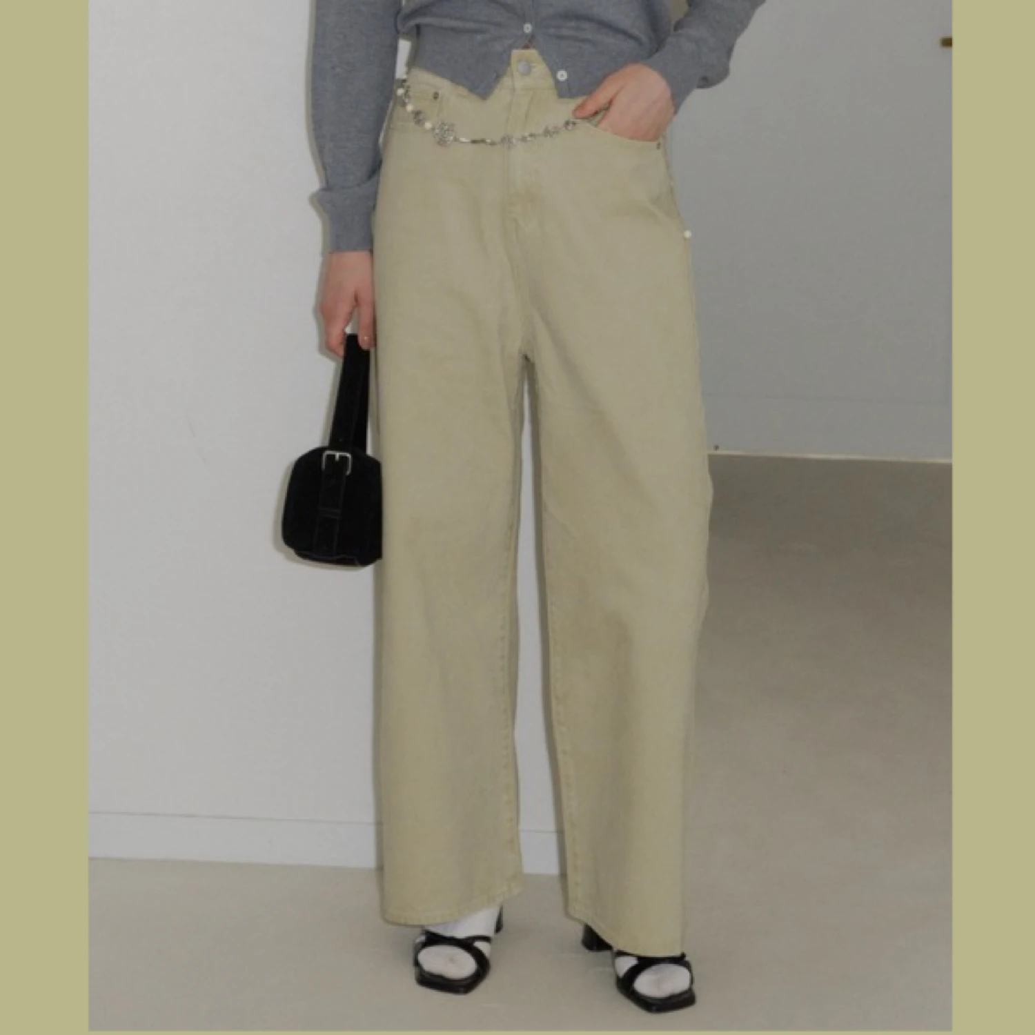 

Pure Retro Straight Leg Jeans High Waist Cotton Casual Pants for Women And Girls Spring Summer Autumn Winter Seasonal Wear