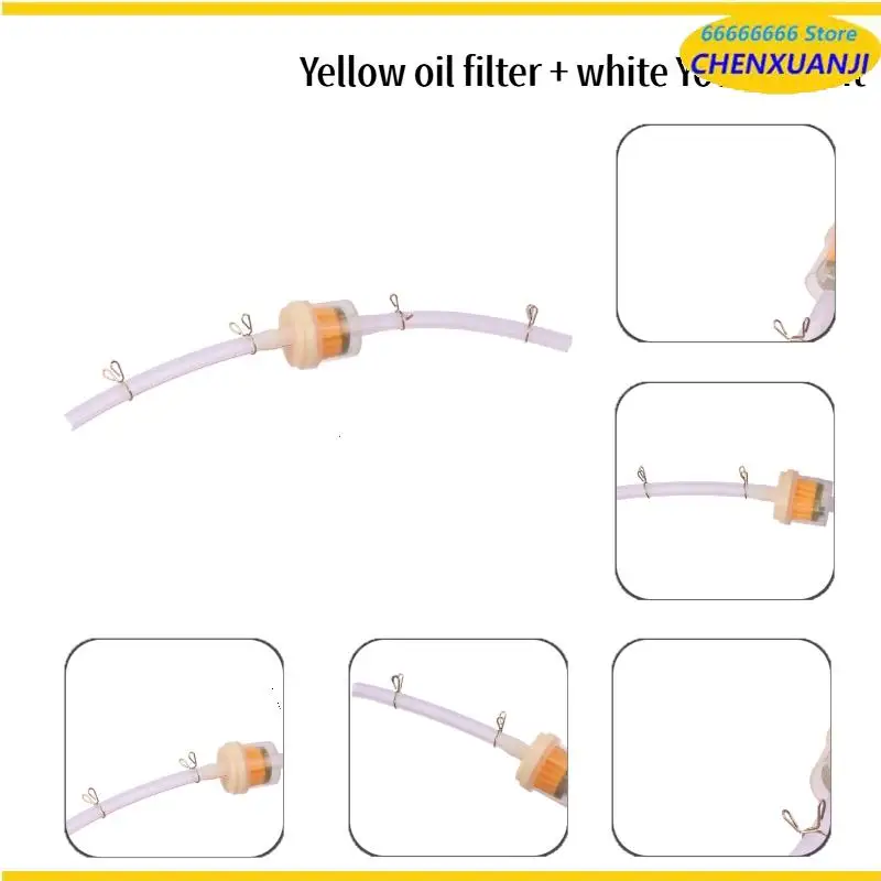 

6 мм мотоциклетные пластиковые трубки для мазутного фильтра, шланг для велосипеда для грязи, бензиновая трубка, топливные бензиновые трубки, аксессуары для мотоциклов