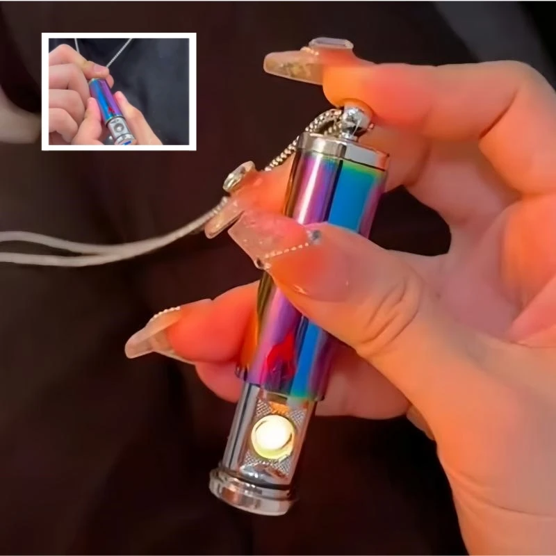 

Tungsten Wire Lighter Intelligent Voice Controlled Ignition USB Charging Outdoor Windproof Lighter Portable Men's Gift