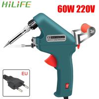 Internal Heating EU 220V Soldering Iron Gun 60W Welding Machine Electric Hand-held Repair Tools Automatic Tin Feeding