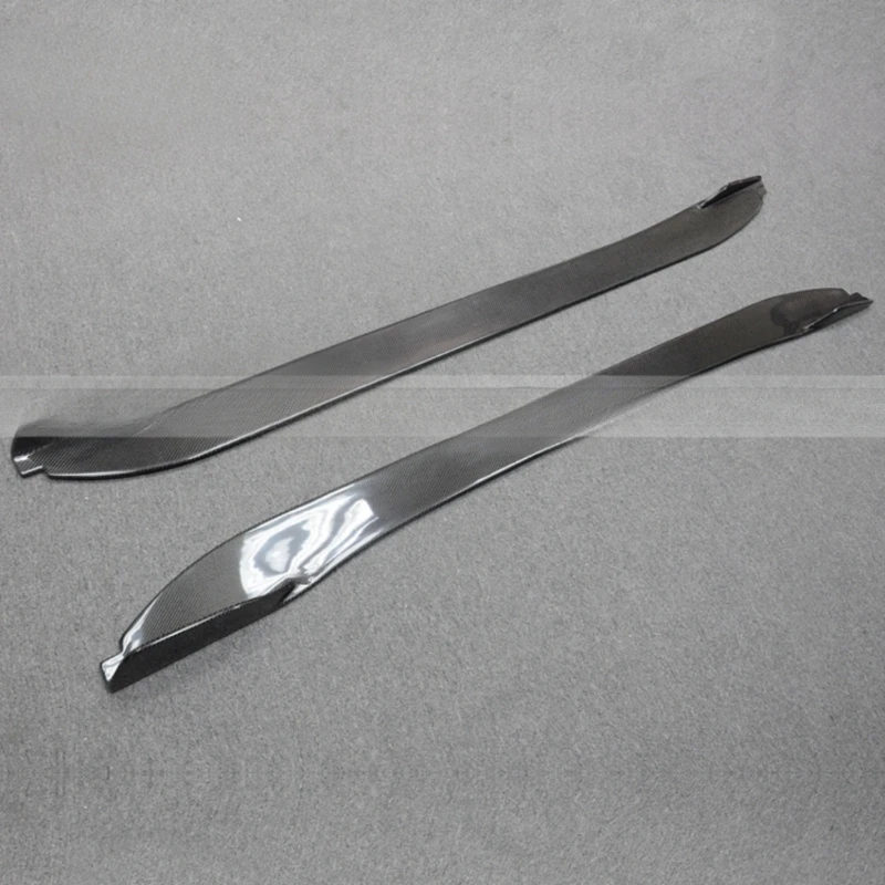 High Quality Black Carbon Fiber Sports Design Side Skirts Suitable