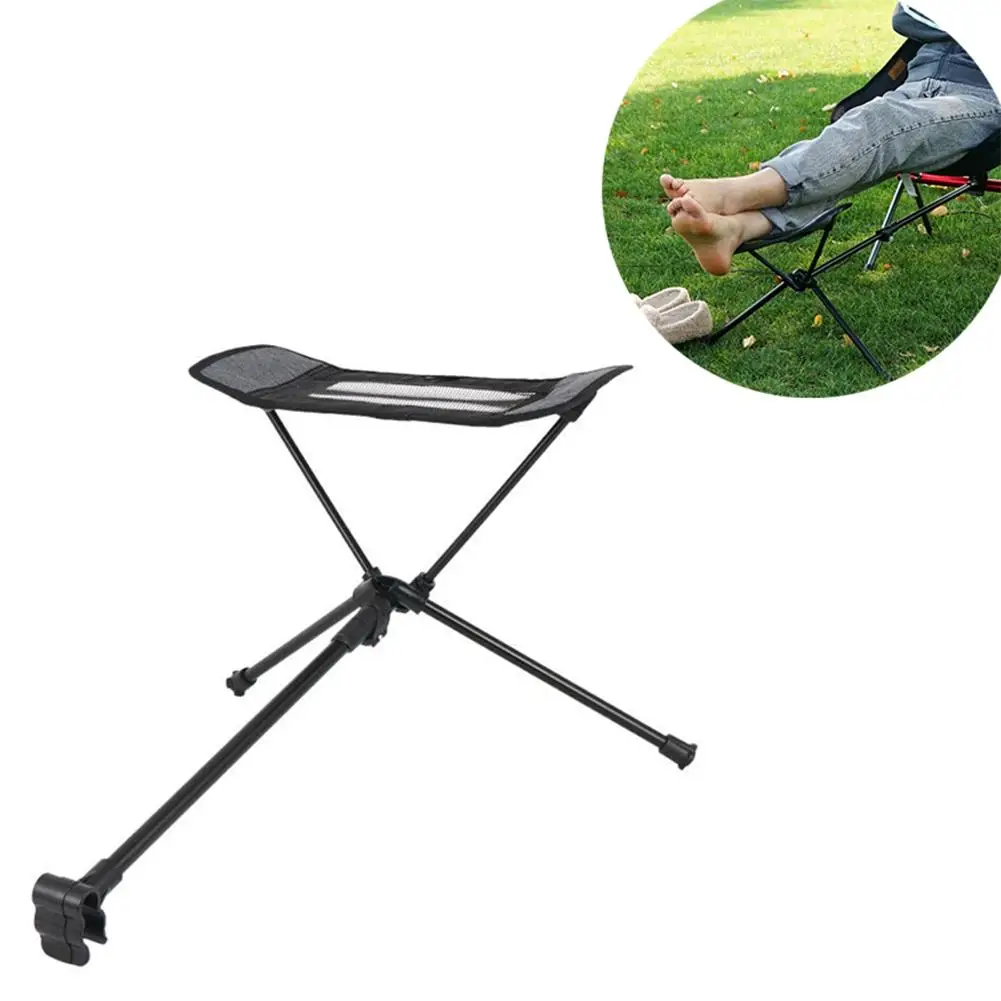 Outdoor Folding Chair Footrest Leg Rest Universal Camping Chair Foot Rest For Outdoor Gardening Fishing Beach Hiking