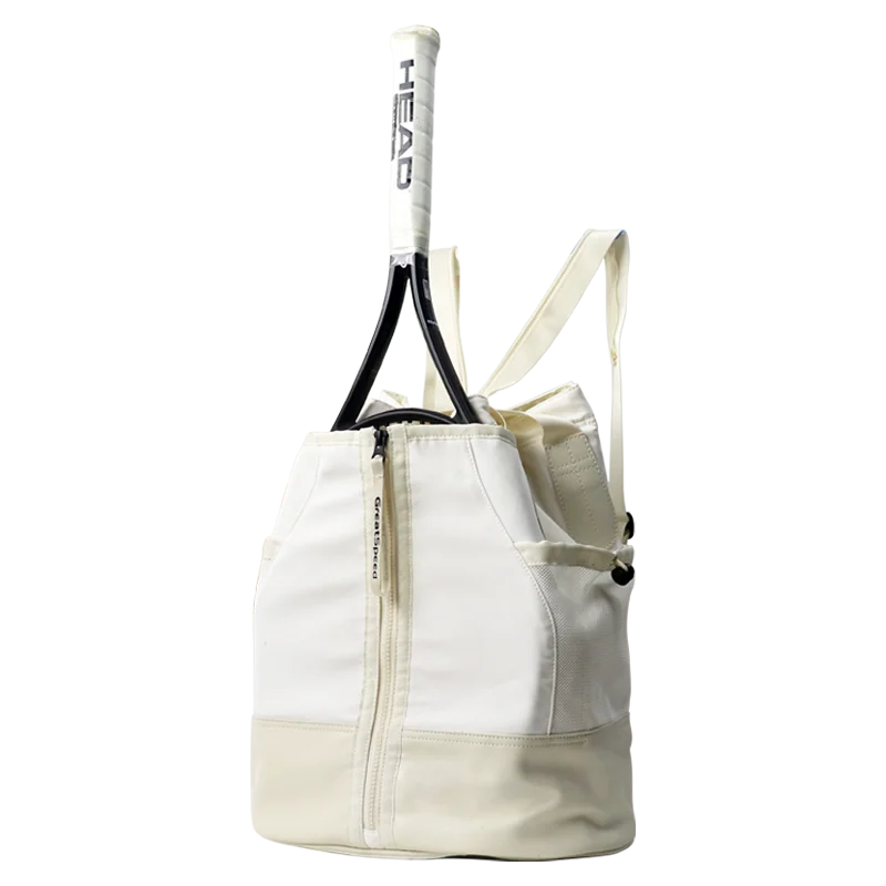 Great Speed Tennis Backpack Professional Design Rear Racket Compartment with Lockable Zips Practical Strap for Carrying