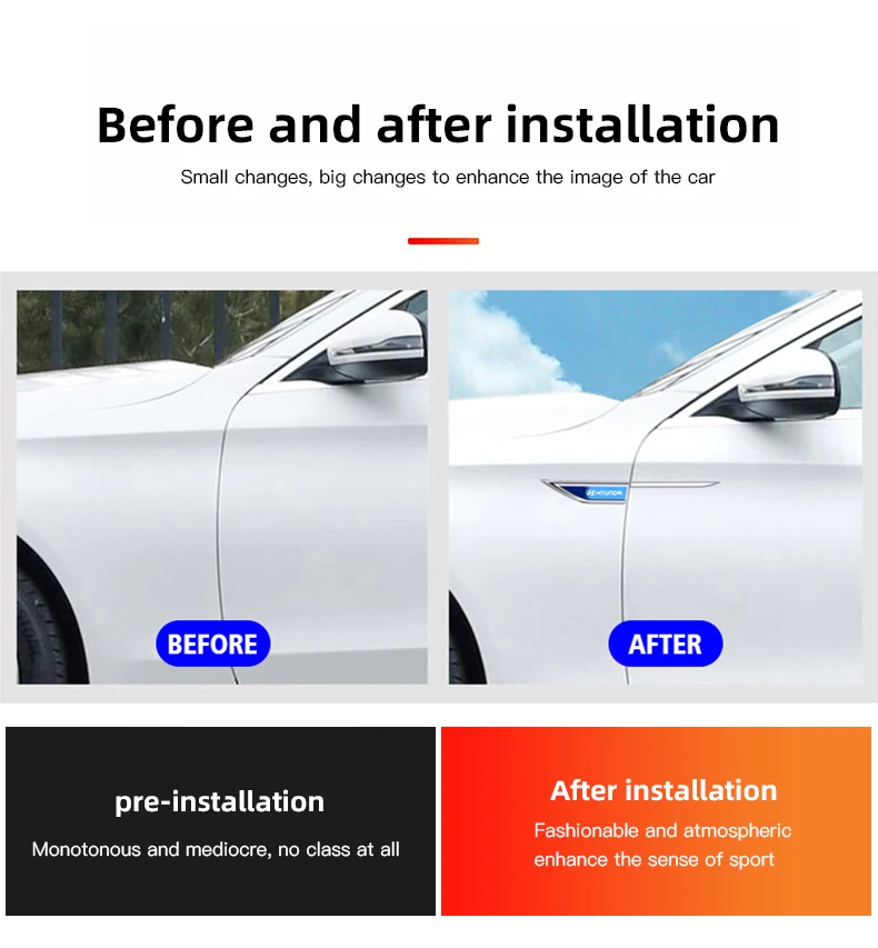اكسسوارات السيارات الديكور درابزين شارة معدنية ملصق الشارات لشركة هيونداي جينيسيس N-LINE I10 I20 I30 I40 IX20 IX35 كونا جيتز