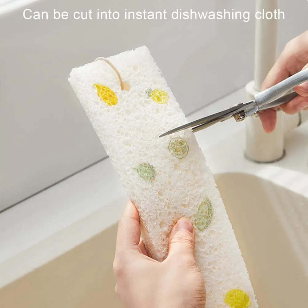 Fruit Washing Cloth Eco-friendly Reusable Cotton Dishwashing Cloth with Quick Dry Absorbent Sink Splash Guard for Kitchen