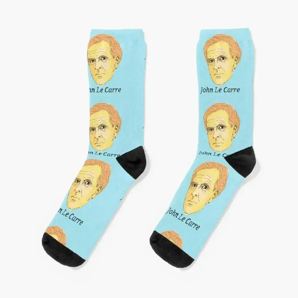 

John Le Carre illustration Socks Thermal man winter custom floral Socks Women's Men's