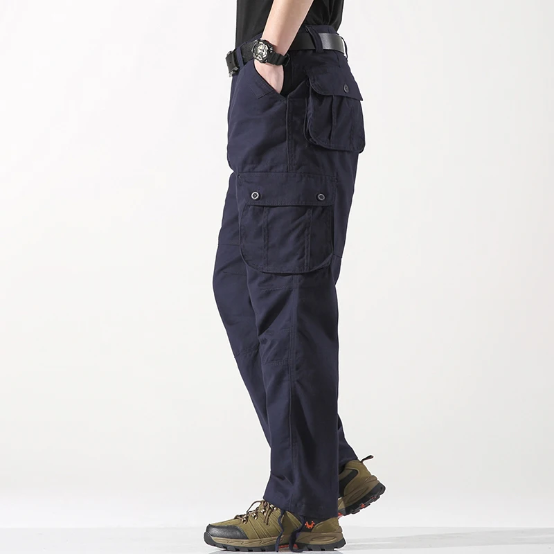 الرجال السراويل البضائع التكتيكية القطن كامو المشي لمسافات طويلة السراويل كبيرة الحجم في الهواء الطلق العمل وزرة Hombre الملابس للارتداء النشط
