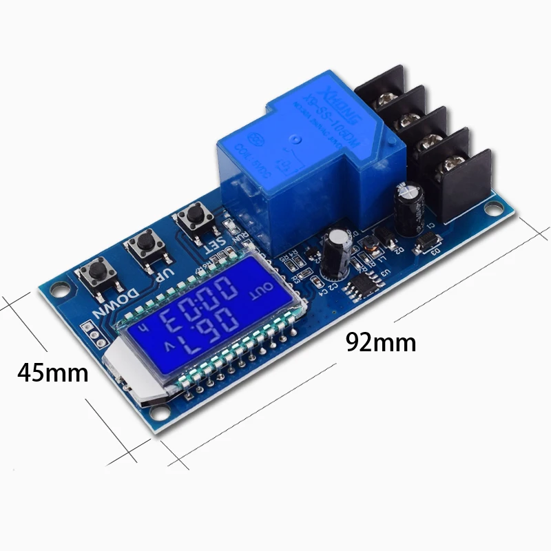 DC 6-60V 30A Lead-acid Solar Battery Charge Controller Protection Board Charger Time Switch 12V 24V 36V 48V Battery Capacity