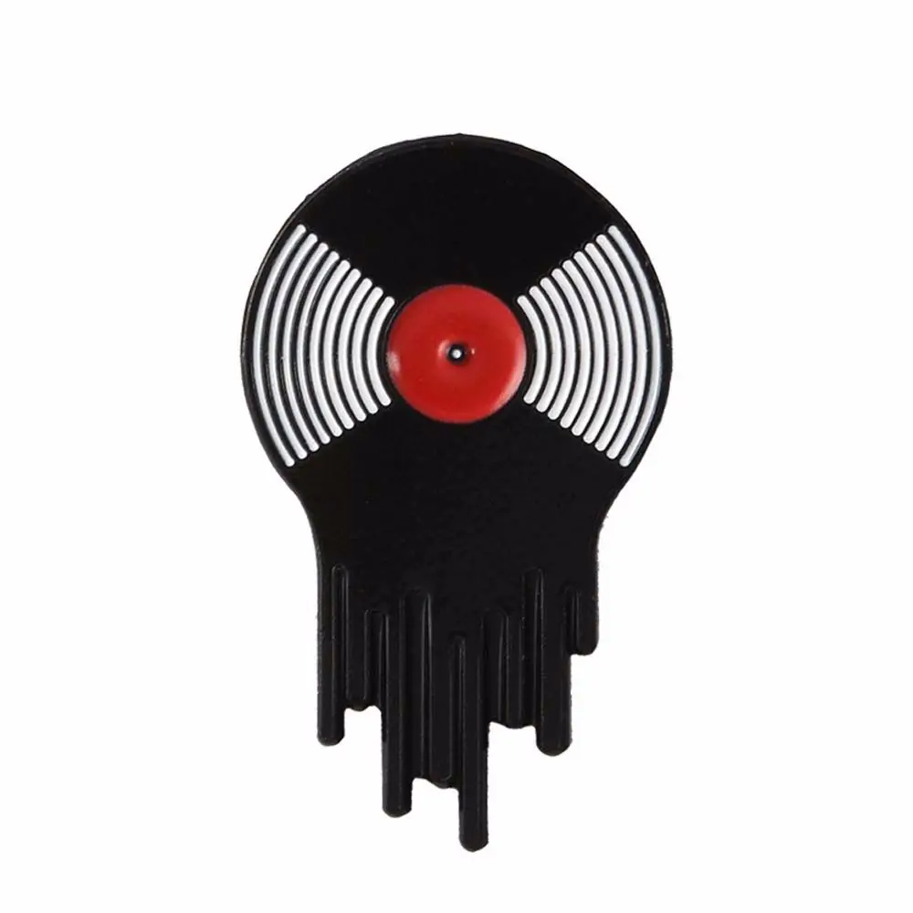 Simpatico regalo creativo per le donne accessori per bambini Punk DJ vinile amanti della musica giradischi spille distintivo spilla smaltata spilla