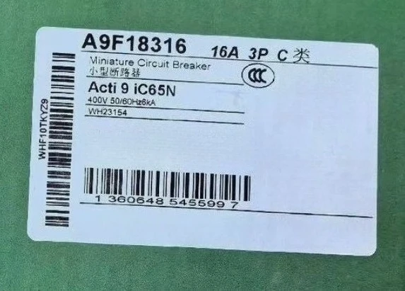 Brand New Original A9F18316 Miniature Circuit Breaker IC65N C16A 3P Fast Delivery