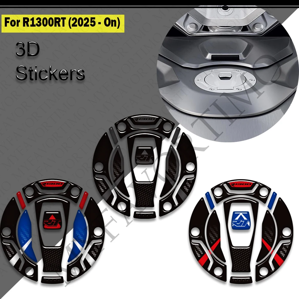 Motorcycle Accessories Fuel Tank Pad Protector Covers Waterproof 3D Resin Stickers Kit For R1300RT R 1300 RT R1300 2025 2026