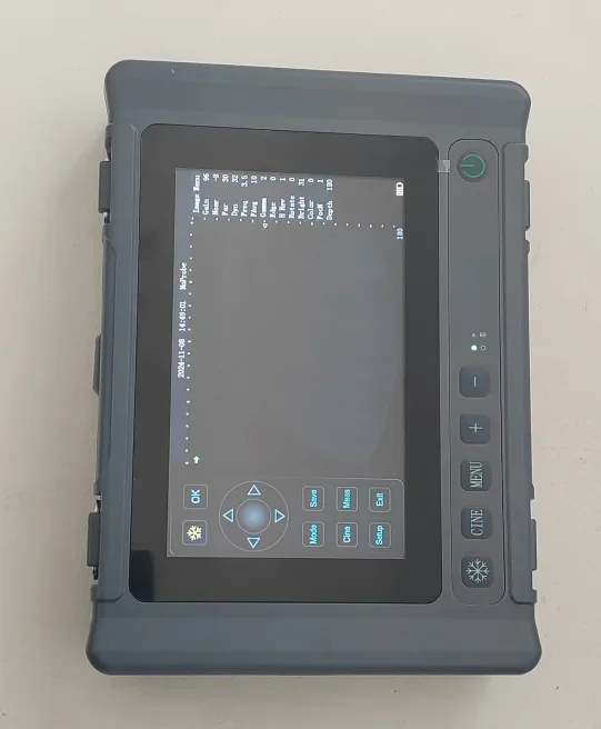 

Veterinary Abdominal Cattle Back Fat Ultrasonido Vet Ultrasound Sheep Horse Sonar Scanners with Rectal Linear Probe